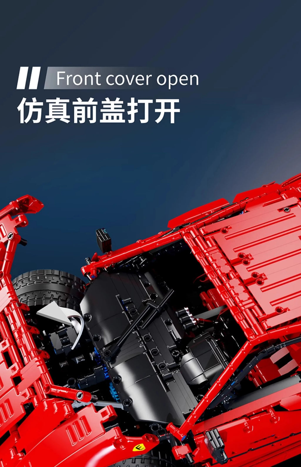 4026PCS Technical Supercar Assembly Building Blocks – High-Difficulty Racing Model for Adults