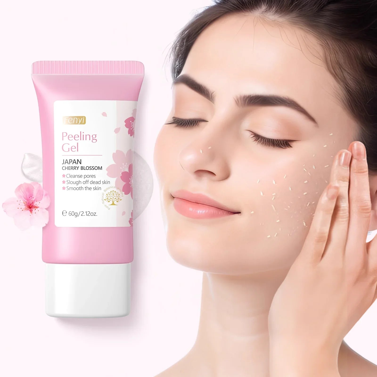 Sakura Face Deep Cleaning Exfoliating Gel Skin Care Whitening Moisturizer