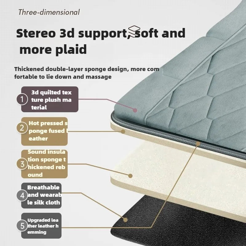 Electric Full Body Massage Mattress With Heating Hand Control.