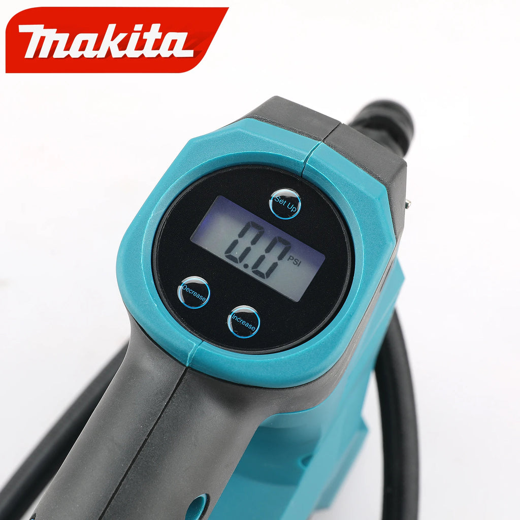 Portable Air pump 18V Battery Lithium-Ion Cordless Inflator For Car Tyre Inflator Electric Motorcycle Pump (No Battery)