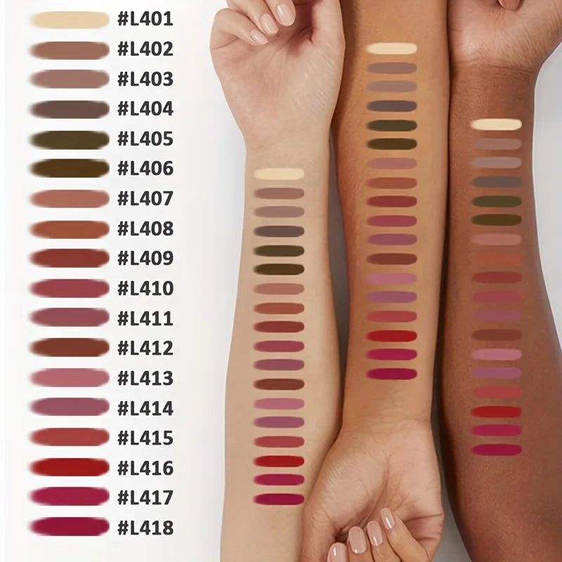 6pcs Velvet Matte Lip Liner Pencils Set Long-Lasting Non-Drying.
