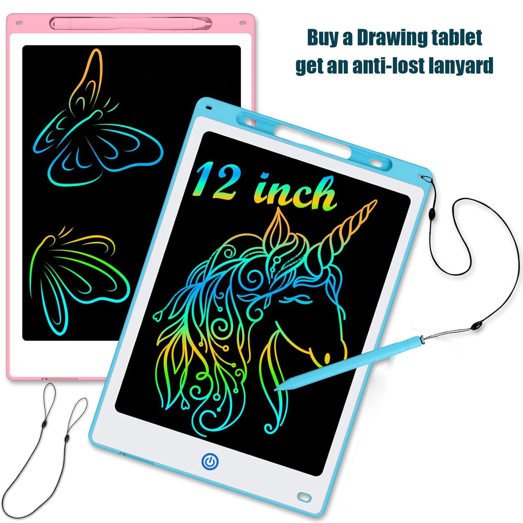 LCD Drawing Tablet 8.5/10/12/16 Inch – Cartoon Digital Writing Board, Creative Toy Gift for Kids Ages 3–8