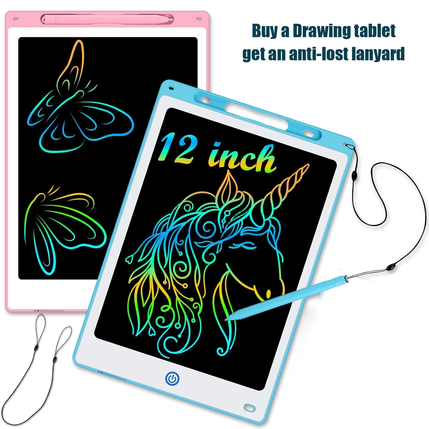LCD Drawing Tablet 8.5/10/12/16 Inch – Cartoon Digital Writing Board, Creative Toy Gift for Kids Ages 3–8
