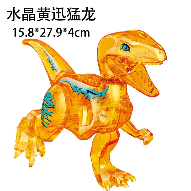 Predator Dinosaur Construction Blocks – Assemble-Your-Own Raptor and Giant Dino Toy for Children