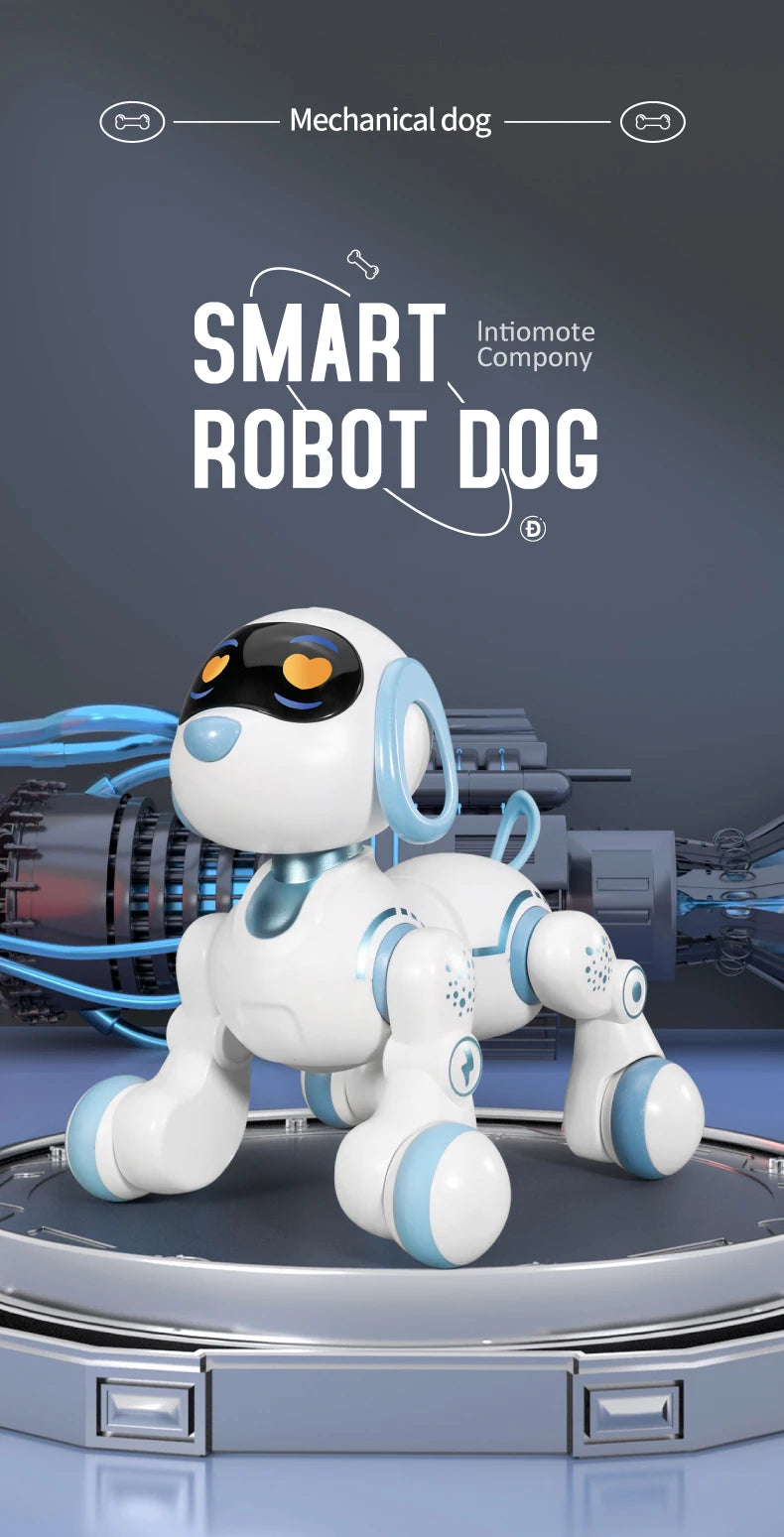 RC Robot Dog – Stunt Moves, Voice Command & Touch-Sense Music Toy for Kids (18011)