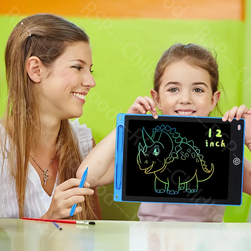 12-Inch Premium LCD Writing Tablet – Electronic Handwriting Board and Digital Drawing Pad for Kids’ Creative Learning and Fun
