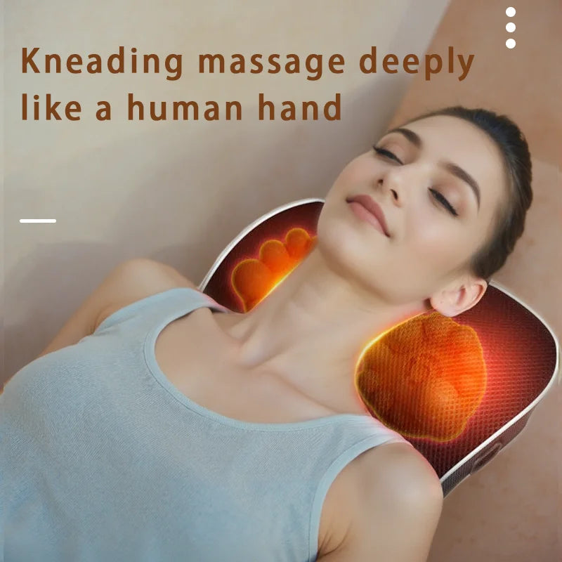 Back Massager, Back & Neck Massager with Heat, Vibration Shiatsu Massage