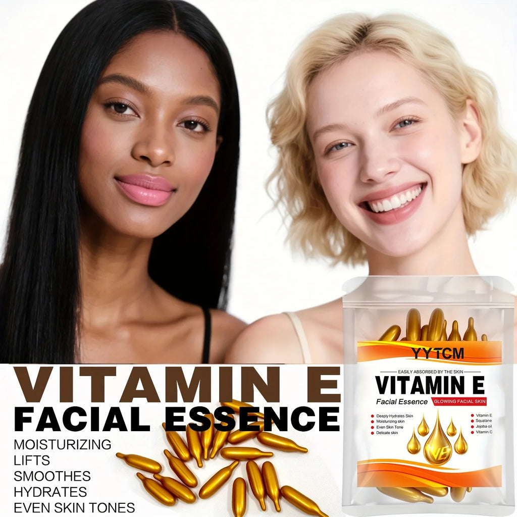 Vitamin E Deep Moisturizing Capsule Essence, Hydrates and Smoothest the Skin.