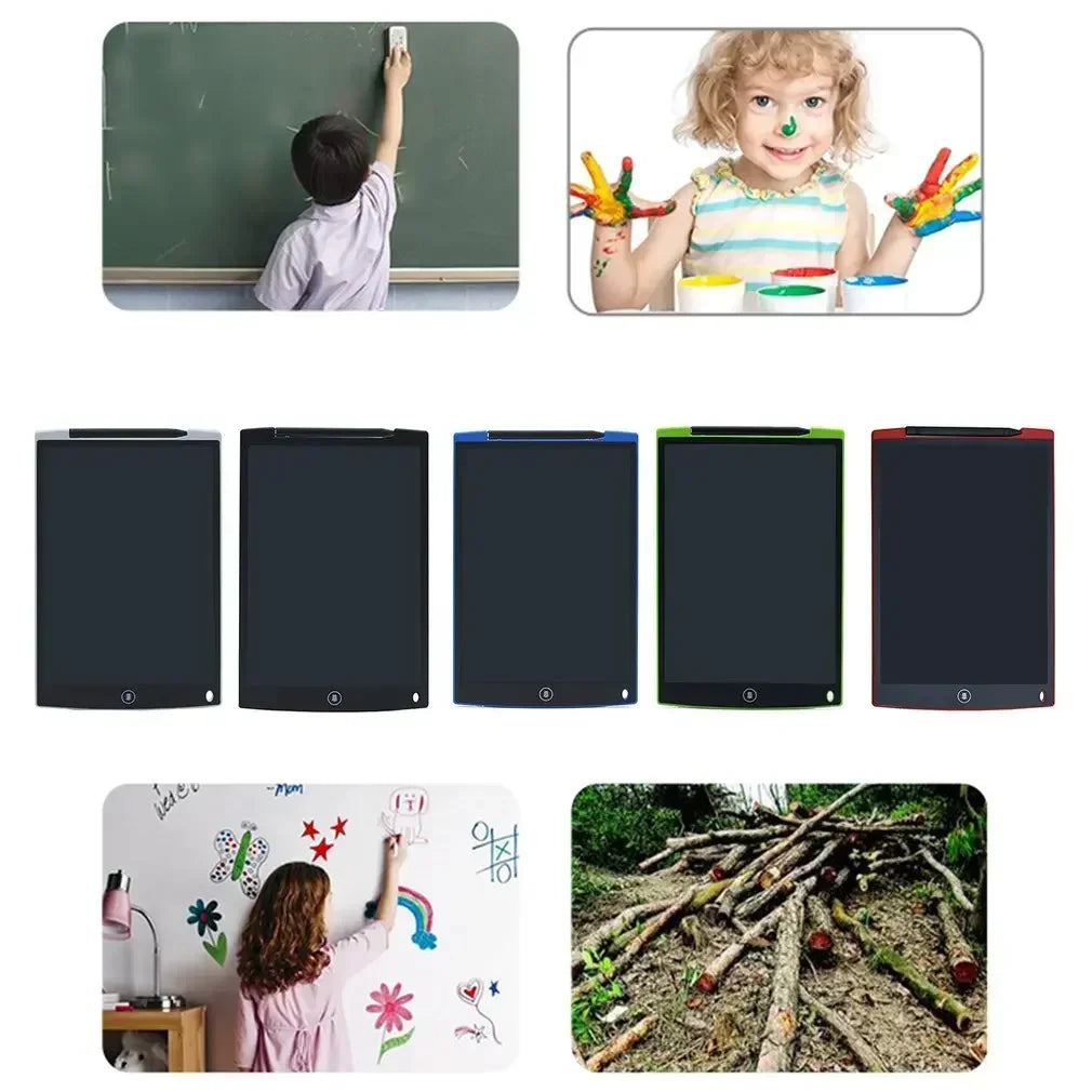 LCD Writing Tablet Drawing Board 8.5/10/12/16 Inch – Digital Magic Blackboard for Kids, Art, Learning & Creative Play