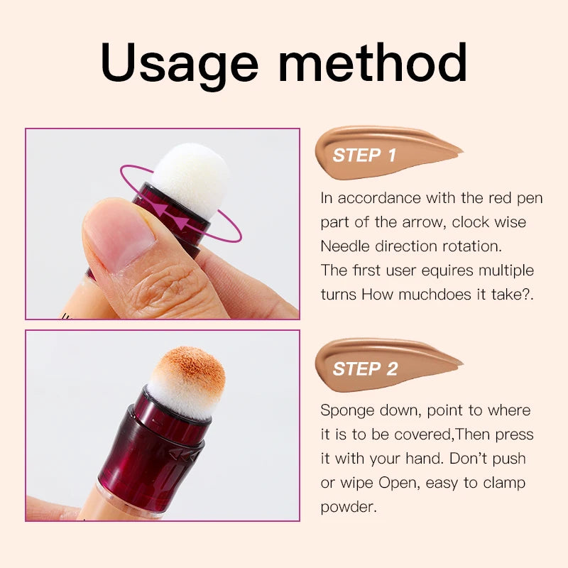New Sponge Head Concealer for Dark Circles.