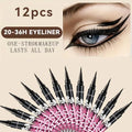 12 PCS Hot Make Up Ultimate Black Liquid Eyeliner Long-lasting Waterproof Eye Liner Pencil pen