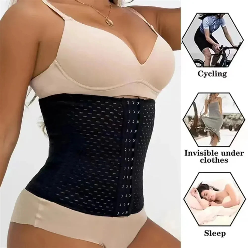 Women Body Shapewear Tummy Slimming Black Belly Band Shaping Shaper.