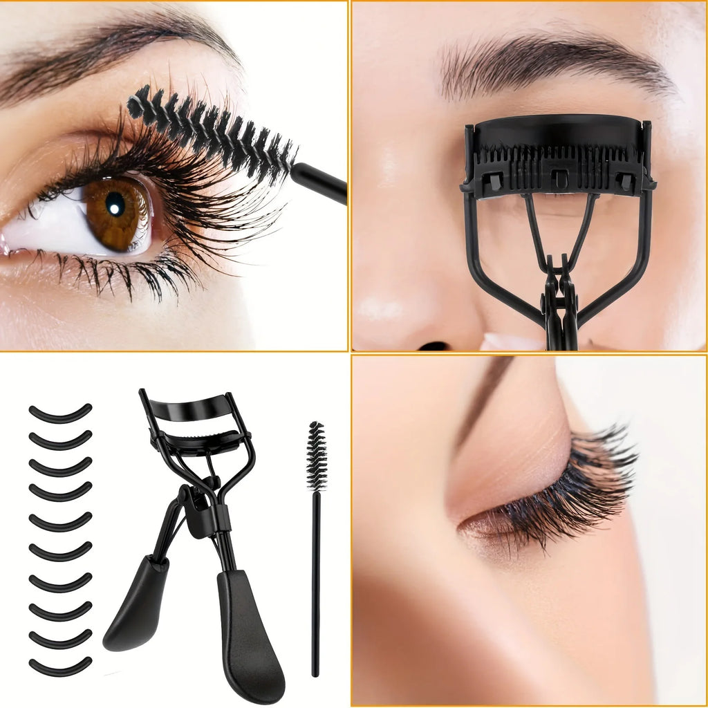 Eyelash Curler Set With Replacement Pads 7/15pcs