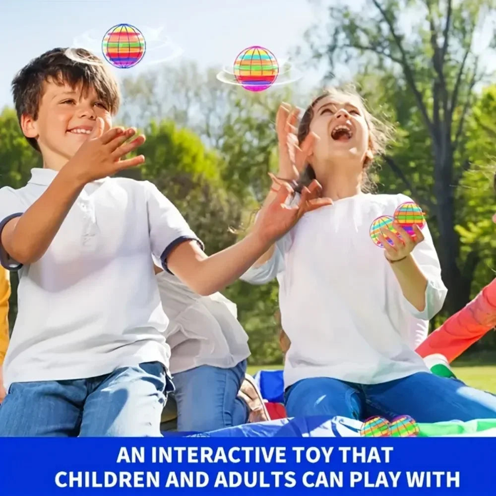 Colorful Glowing Rotating Flying Ball – Magic Boomerang Toy for Teens & Adults, Ideal for Parties and Holidays