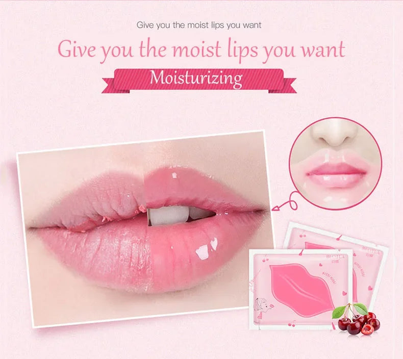 5/10Pcs Lip Mask Hydrating Repair Remove Lines Blemishes Lighten Lip Line Collagen Gel Mask
