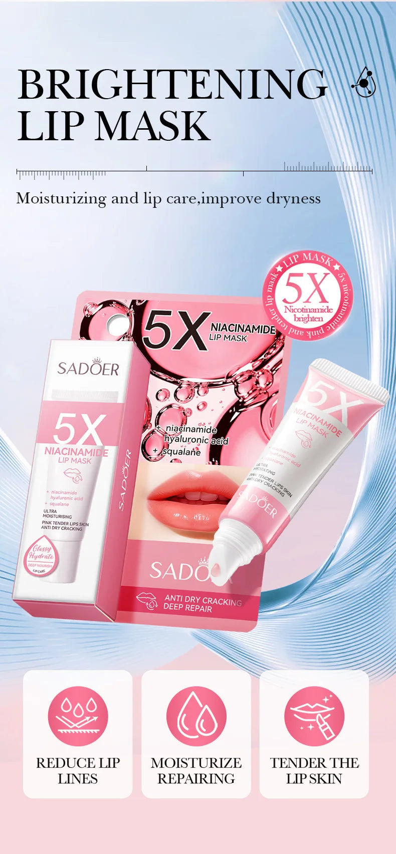 5X Niacinamide Plumping Lip Mask