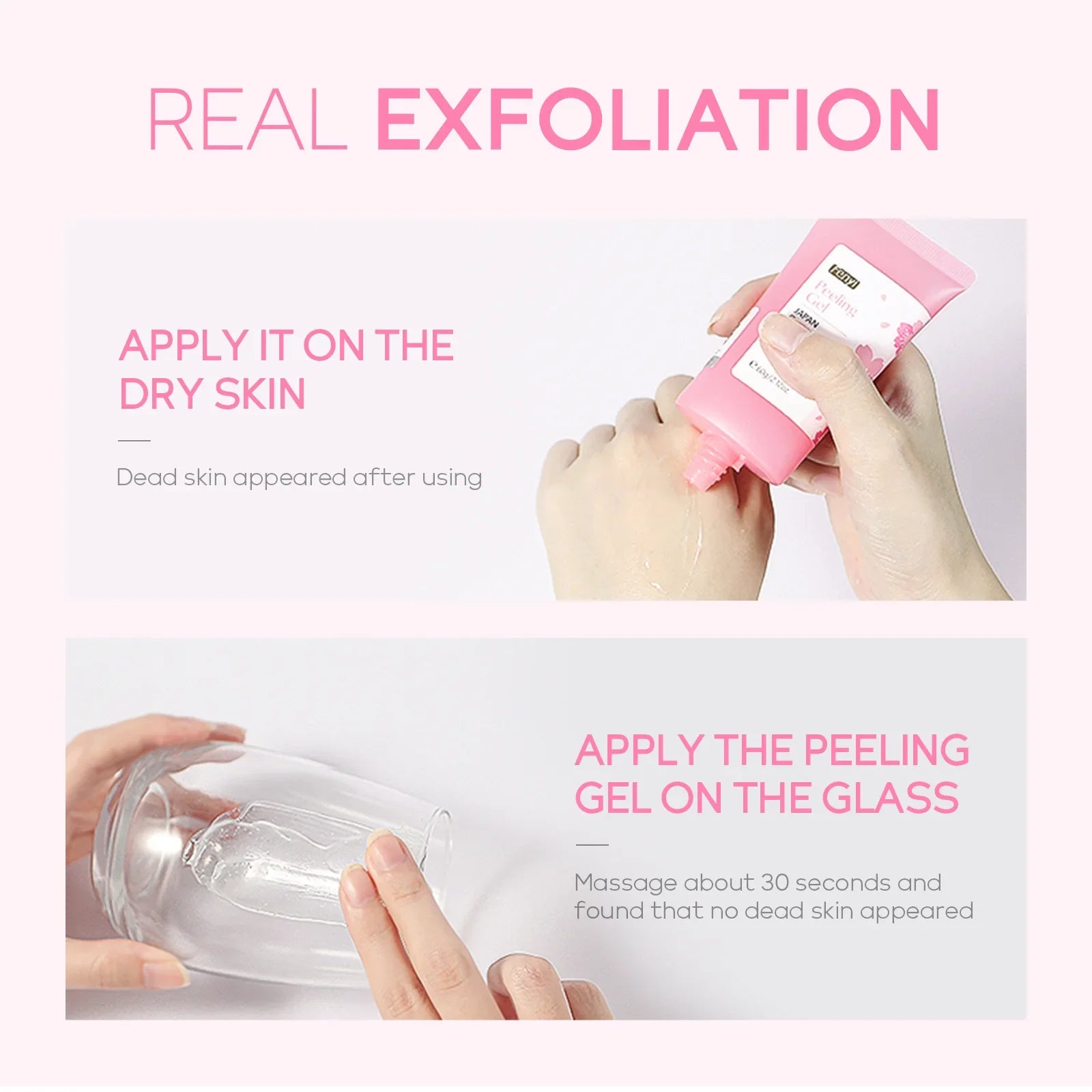 Sakura Face Deep Cleaning Exfoliating Gel Skin Care Whitening Moisturizer