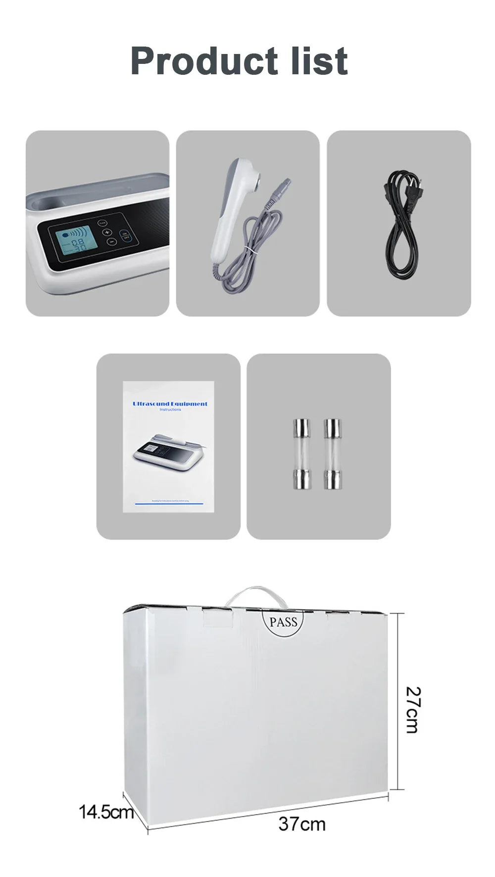 Drug-free ultrasound therapy machine designed to relieve muscle soreness and joint discomfort with digital LCD screen ⚡🧠