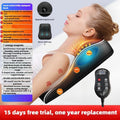 Back Massager, Back & Neck Massager with Heat, Vibration Shiatsu Massage