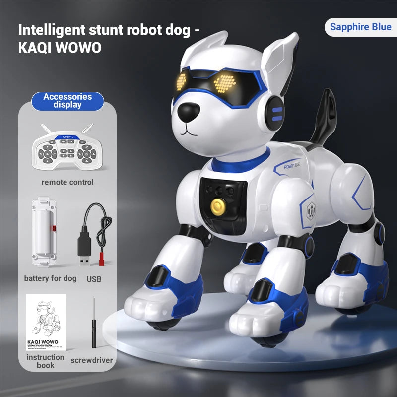 R27 Smart RC Robot Dog – Voice Interactive, Programmable Puzzle Toy for Kidss