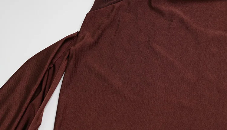 Mesh Patchwork Solid O Neck Women Dresses Autum Sheer Club Long Sleeve Hip Wrap Bodycon Streetwear