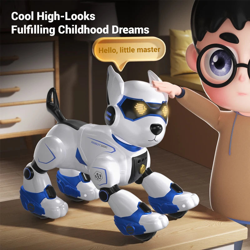 R27 Smart RC Robot Dog – Voice Interactive, Programmable Puzzle Toy for Kidss