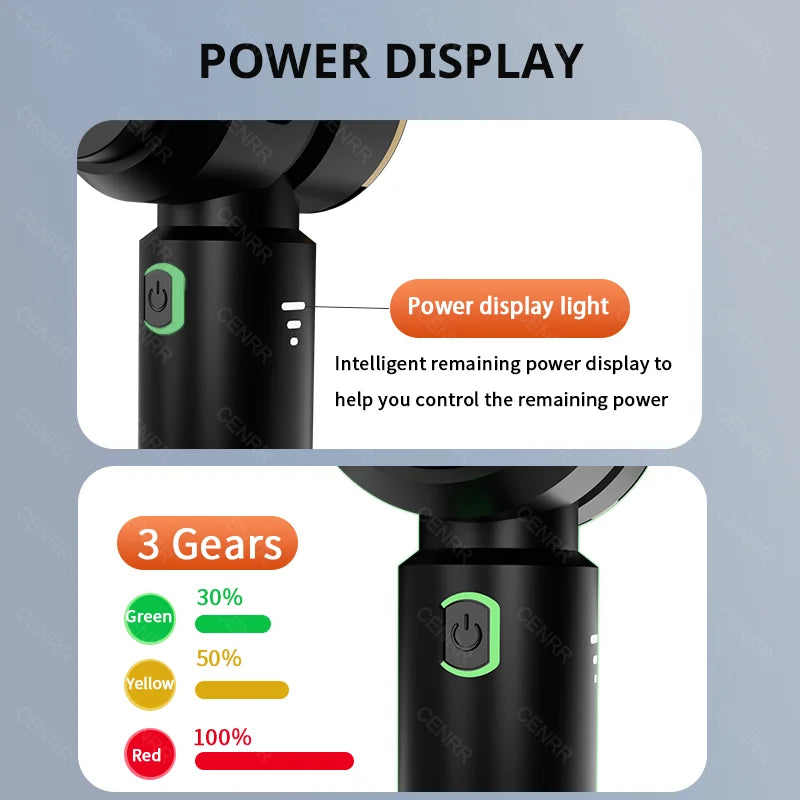 CENRR 998000PA Powerful Cordless Car Vacuum Cleaner – Portable Handheld Wireless Auto Cleaner for Car Interior and Accessories