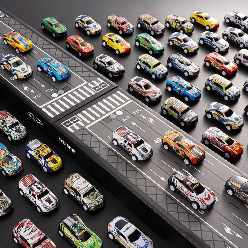 48-Piece Alloy Toy Car Set – Racing and Classic Model Cars in Gift Box, Great for Children’s Christmas or Birthday Gifts