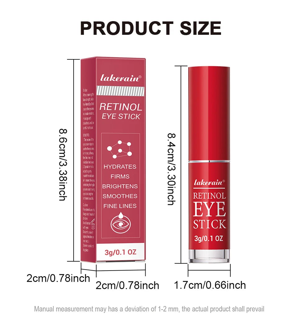 Retinol Eye Cream Lightening Dark Circles Firming Skin Instant Eye Repair Serum Stick