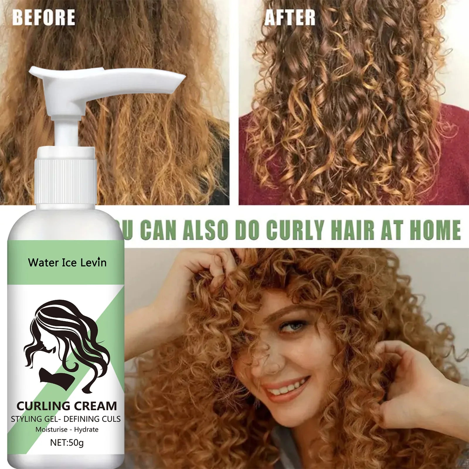 Curly hair Styling Cream