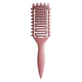 Curl Define Styling Brush Hollow Out Detangling Hair Brush Tangled Wet Curly Hair Comb