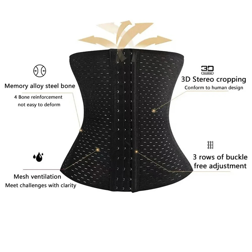 Women Body Shapewear Tummy Slimming Black Belly Band Shaping Shaper.