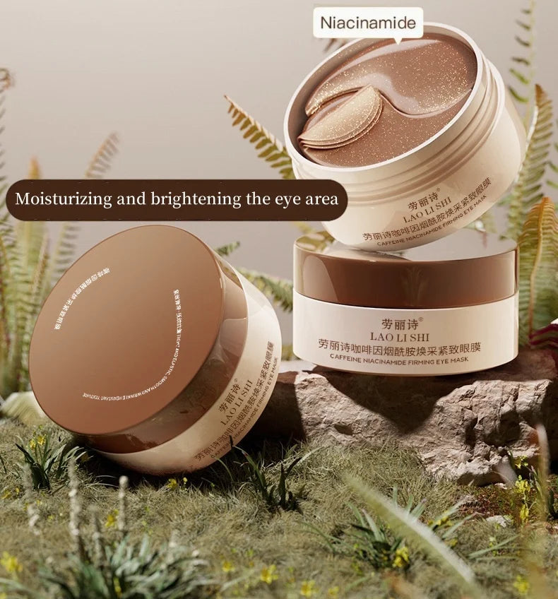 Caffeine Nicotinamide Radiant Firming Eye Masks.
