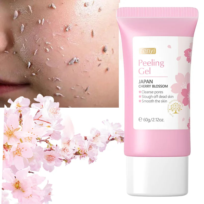 Sakura Face Deep Cleaning Exfoliating Gel Skin Care Whitening Moisturizer