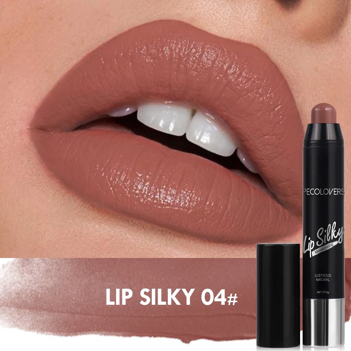 Matte Lipstick Pencil Waterproof Long Lasting Non-Sticky.