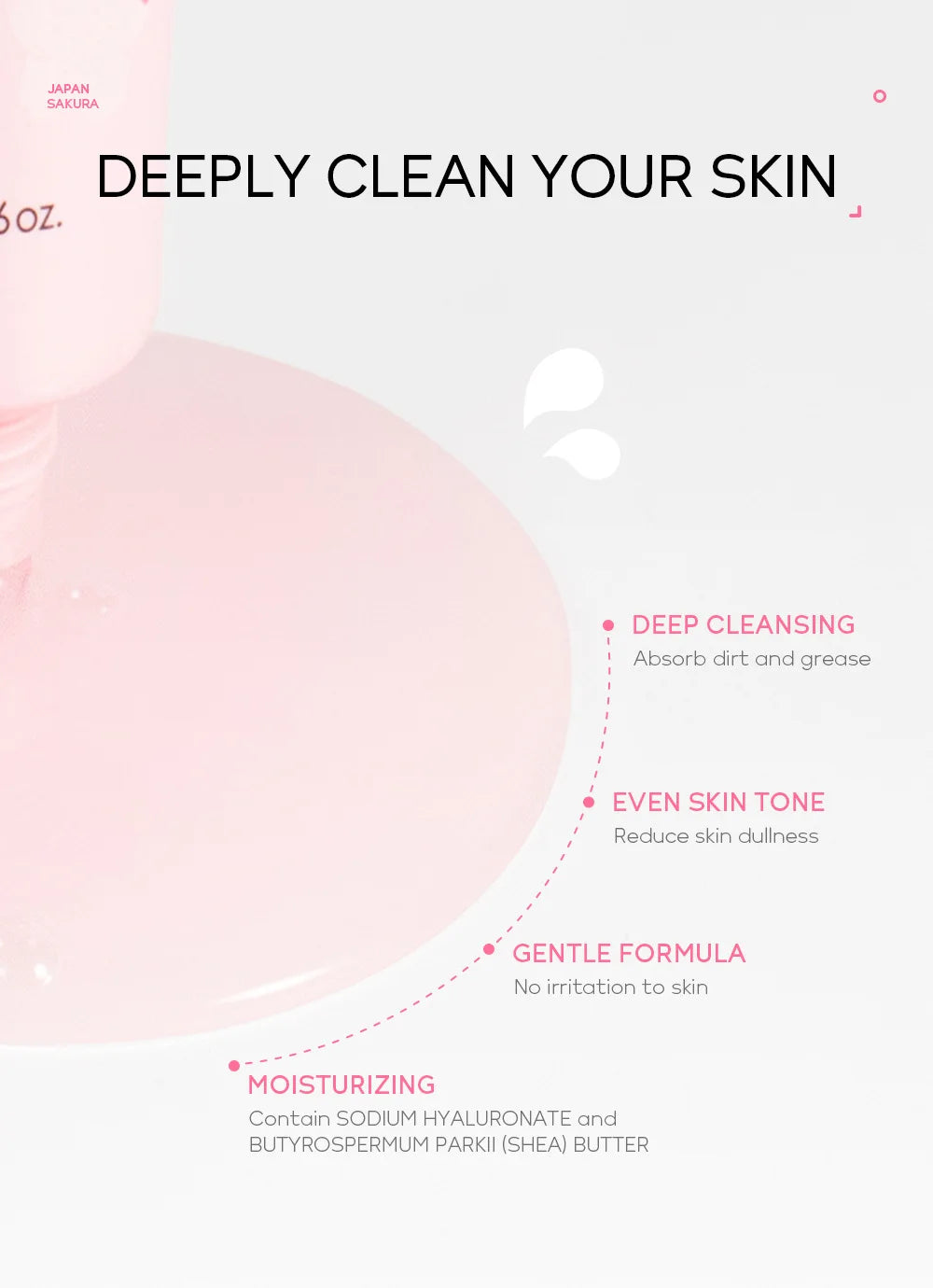 LAIKOU 24K Gold Sakura Peeling Face Mask Anti Wrinkle Whitening Blackhead Removal Facial Tear Off Mask