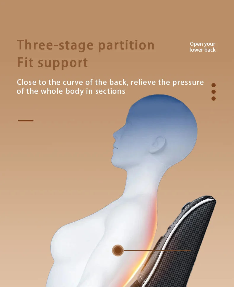 Back Massager, Back & Neck Massager with Heat, Vibration Shiatsu Massage