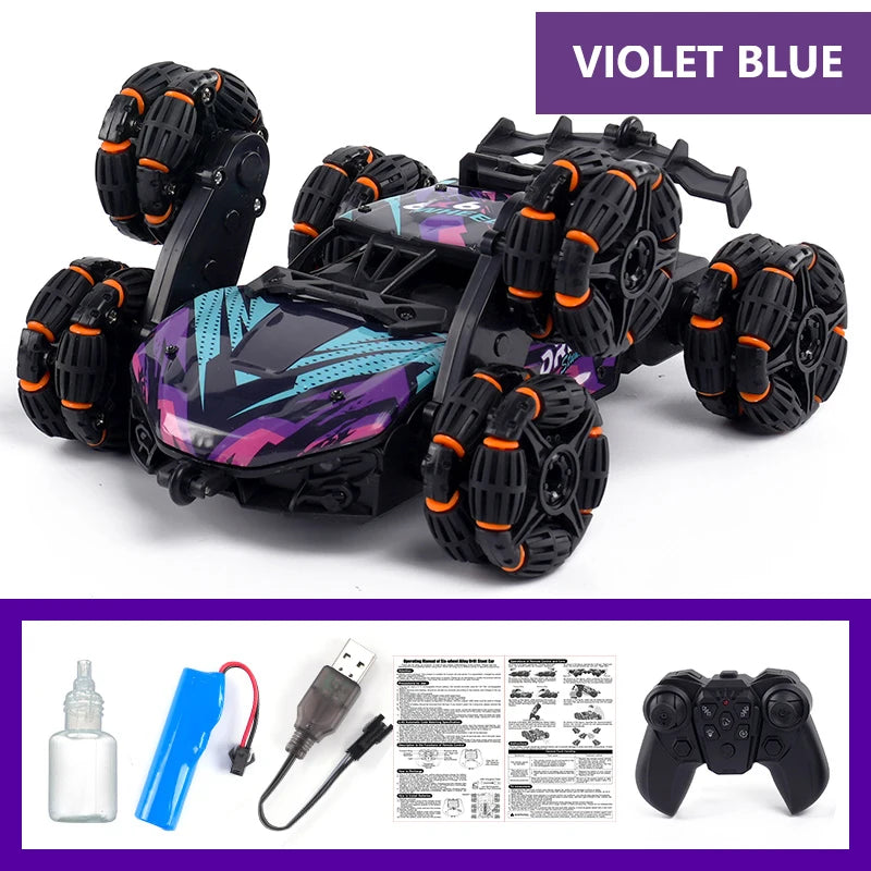 Kids’ Alloy 6-Wheel RC Car – Morphing Off-Road Climbing, 4WD Stunt & Drift Racing Toy