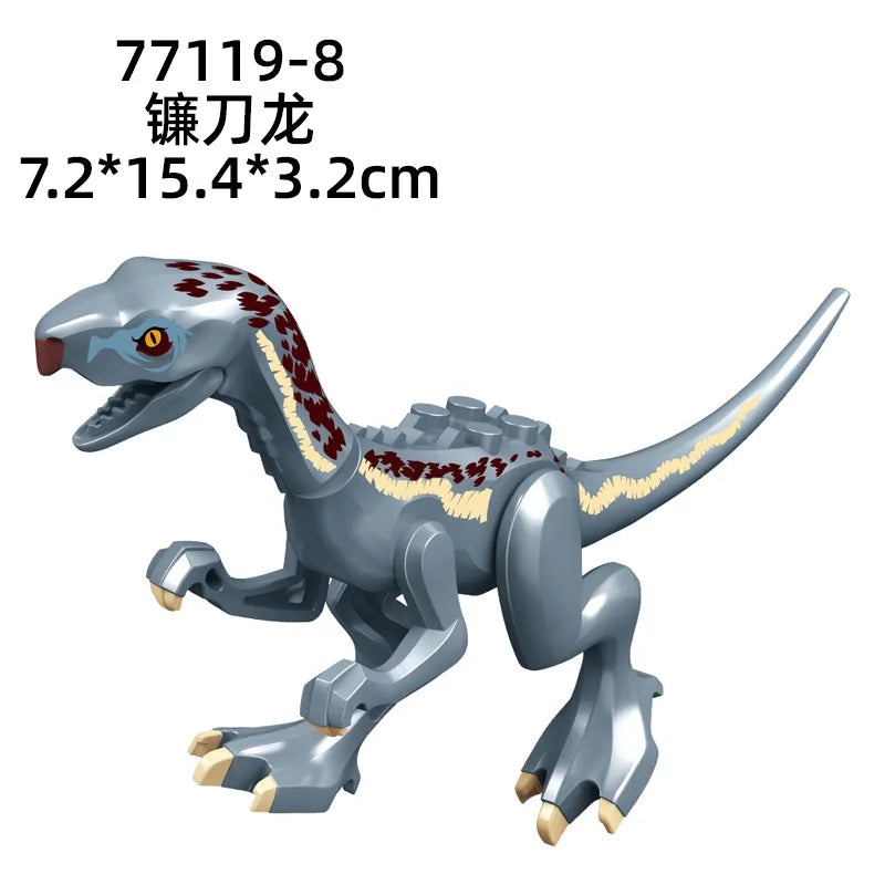 Predator Dinosaur Construction Blocks – Assemble-Your-Own Raptor and Giant Dino Toy for Children