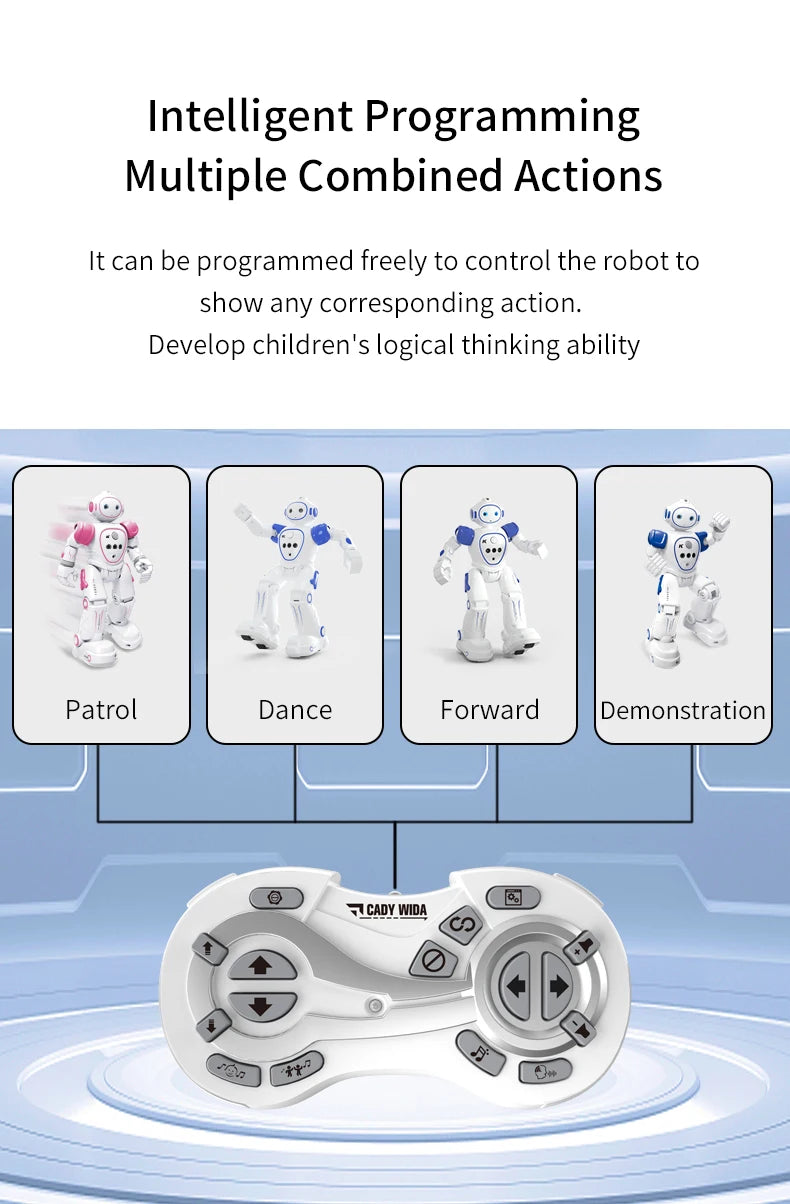 Wireless Smart RC Robot – Dance, Music & Programming Fun