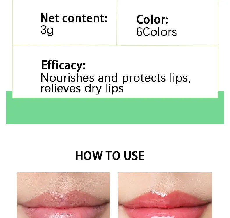 Lip Gloss Waterproof Long-term Moisturizing Non-stick Cup Non-fading Liquid.