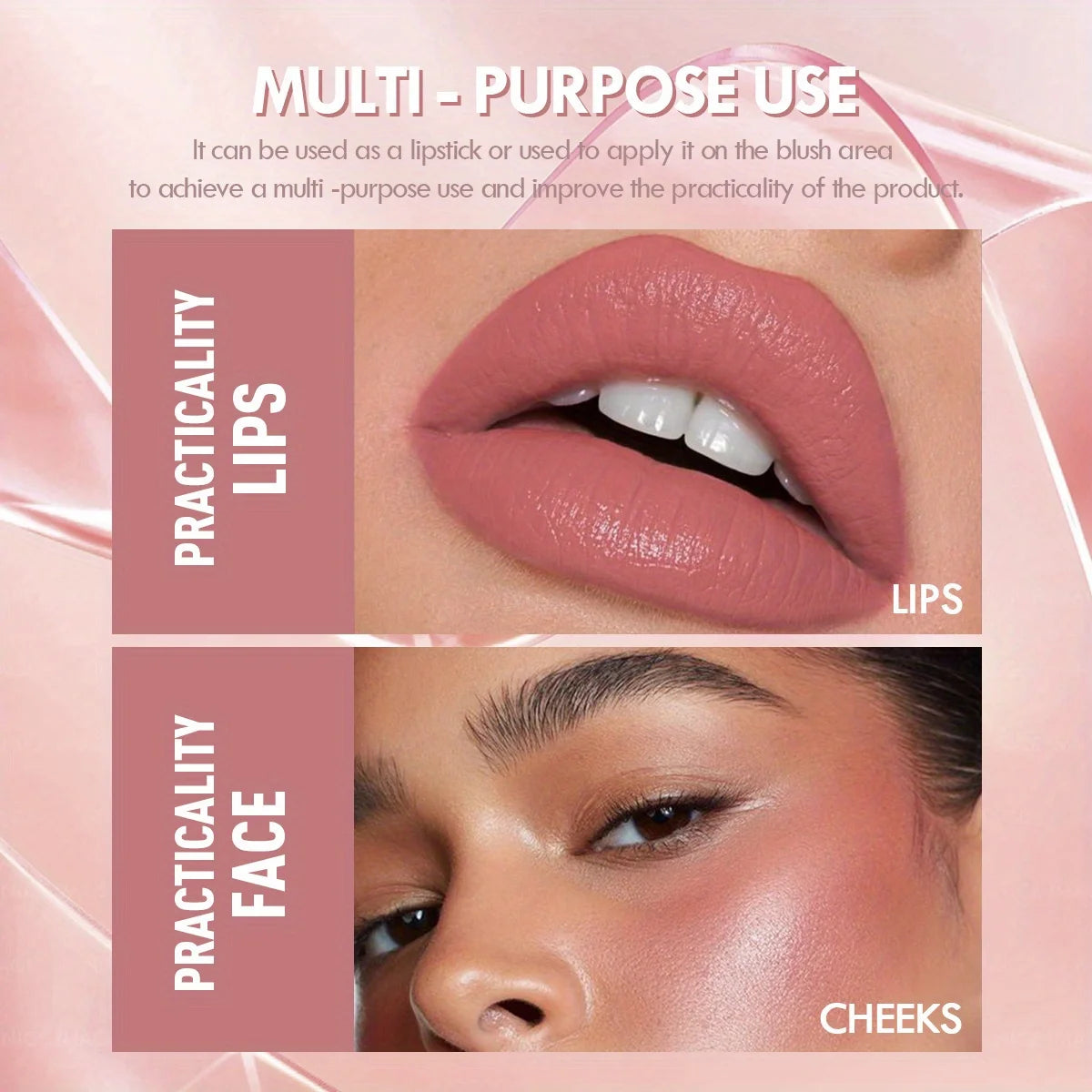 Matte Lipstick Pencil Waterproof Long Lasting Non-Sticky.