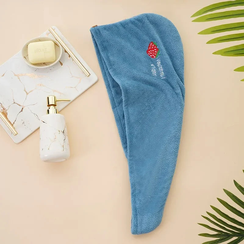 Luxury Dry Towel for Hair Microfiber Towels Anti Frizz Dry Hair