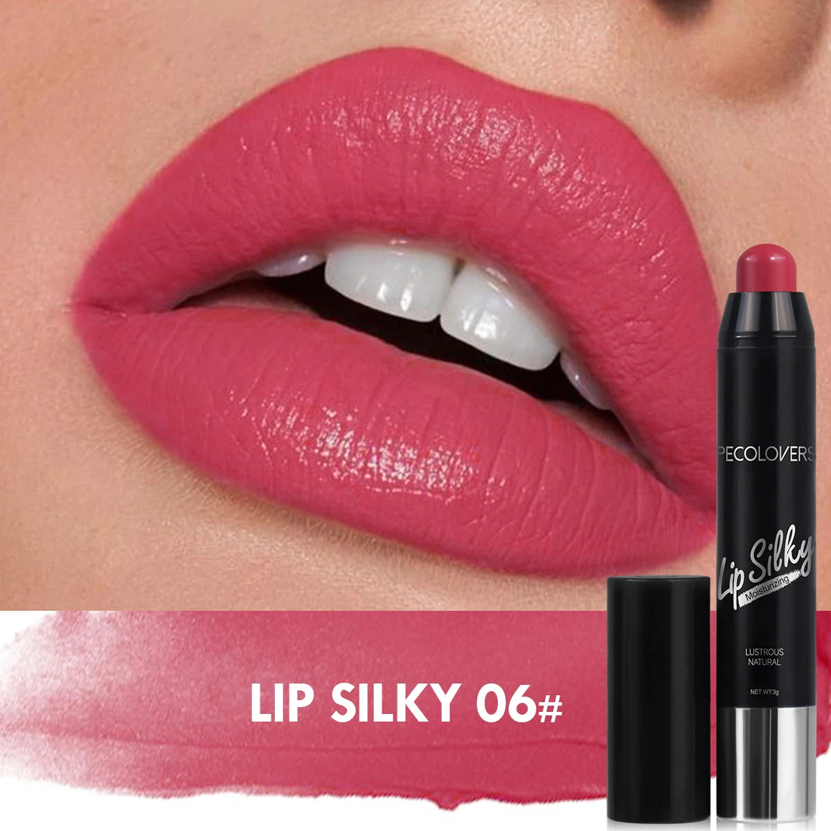 Matte Lipstick Pencil Waterproof Long Lasting Non-Sticky.