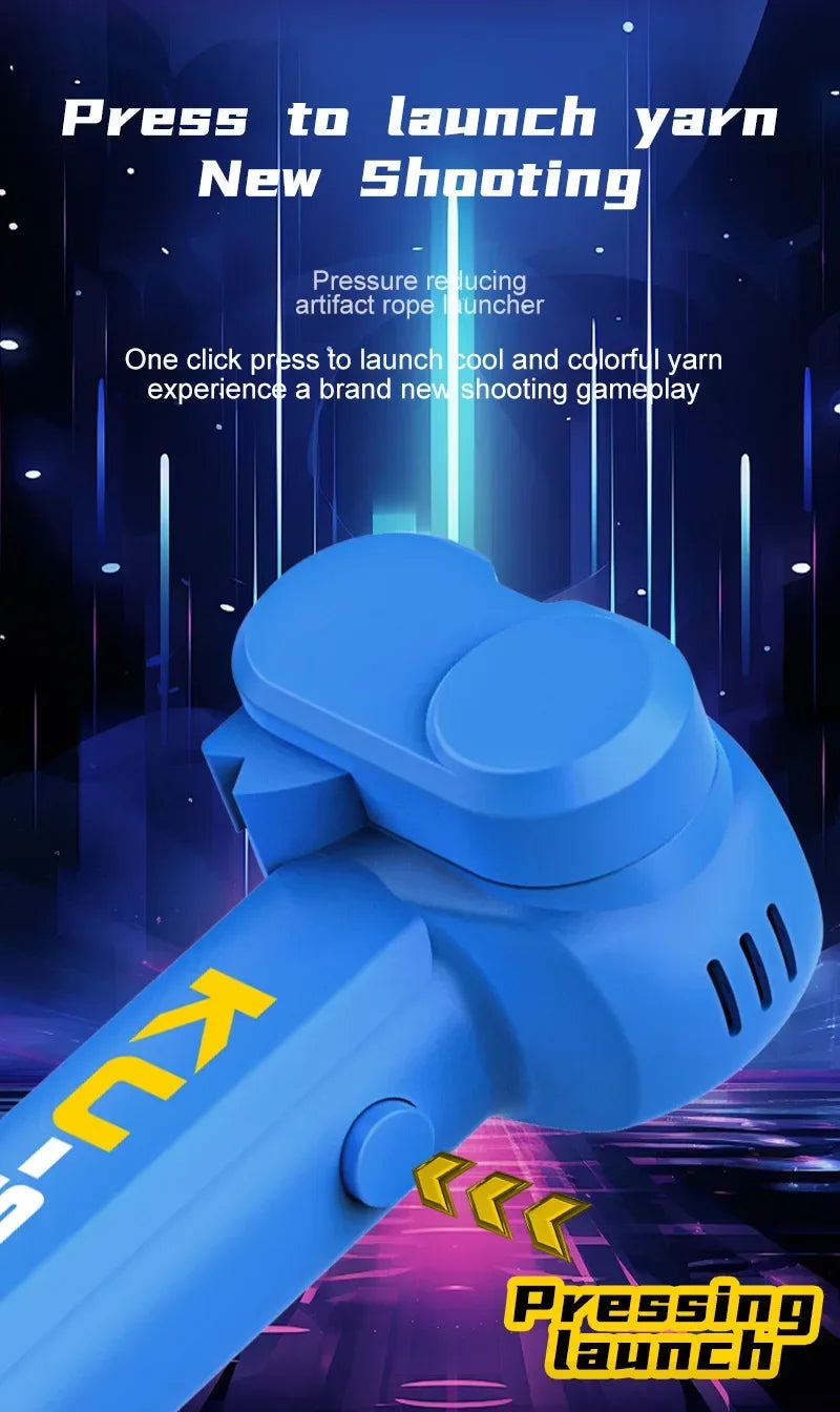 Portable Glow String Rope Launcher – Fun Kids Gift Toy