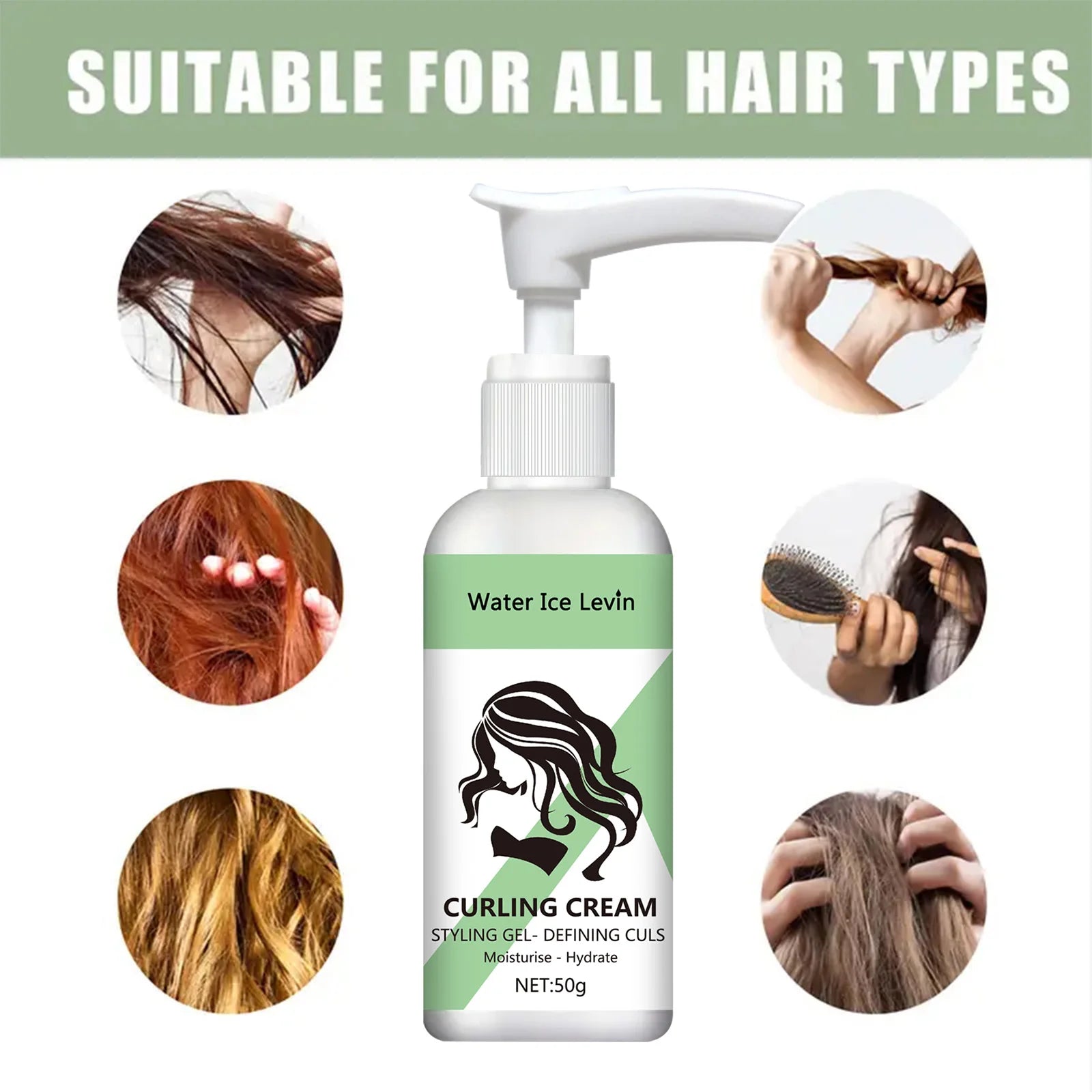 Curly hair Styling Cream