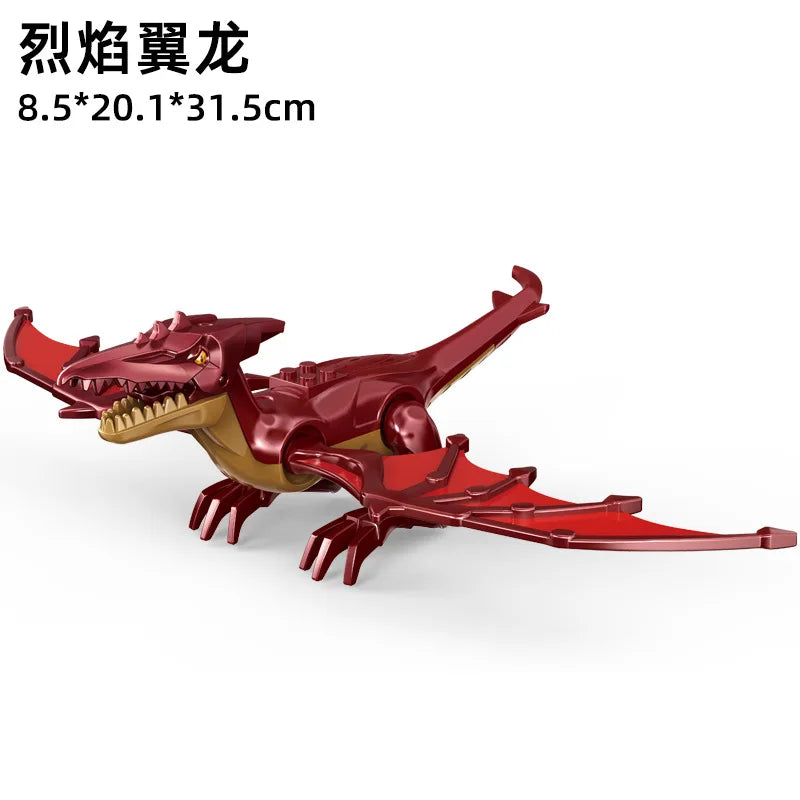 Predator Dinosaur Construction Blocks – Assemble-Your-Own Raptor and Giant Dino Toy for Children