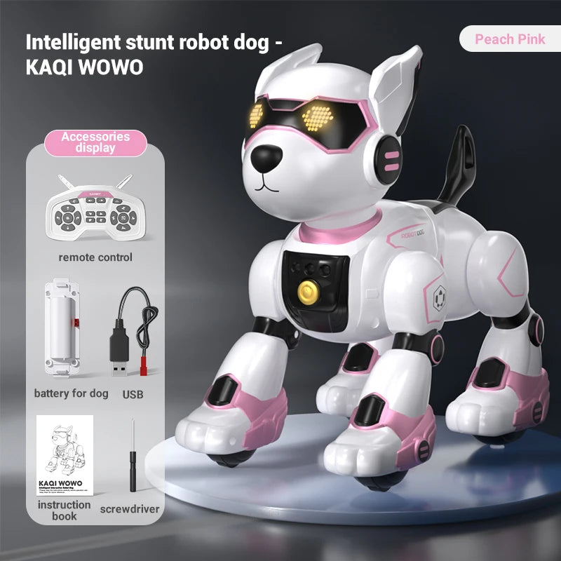 R27 Smart RC Robot Dog – Voice Interactive, Programmable Puzzle Toy for Kidss