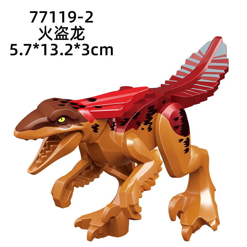 Predator Dinosaur Construction Blocks – Assemble-Your-Own Raptor and Giant Dino Toy for Children