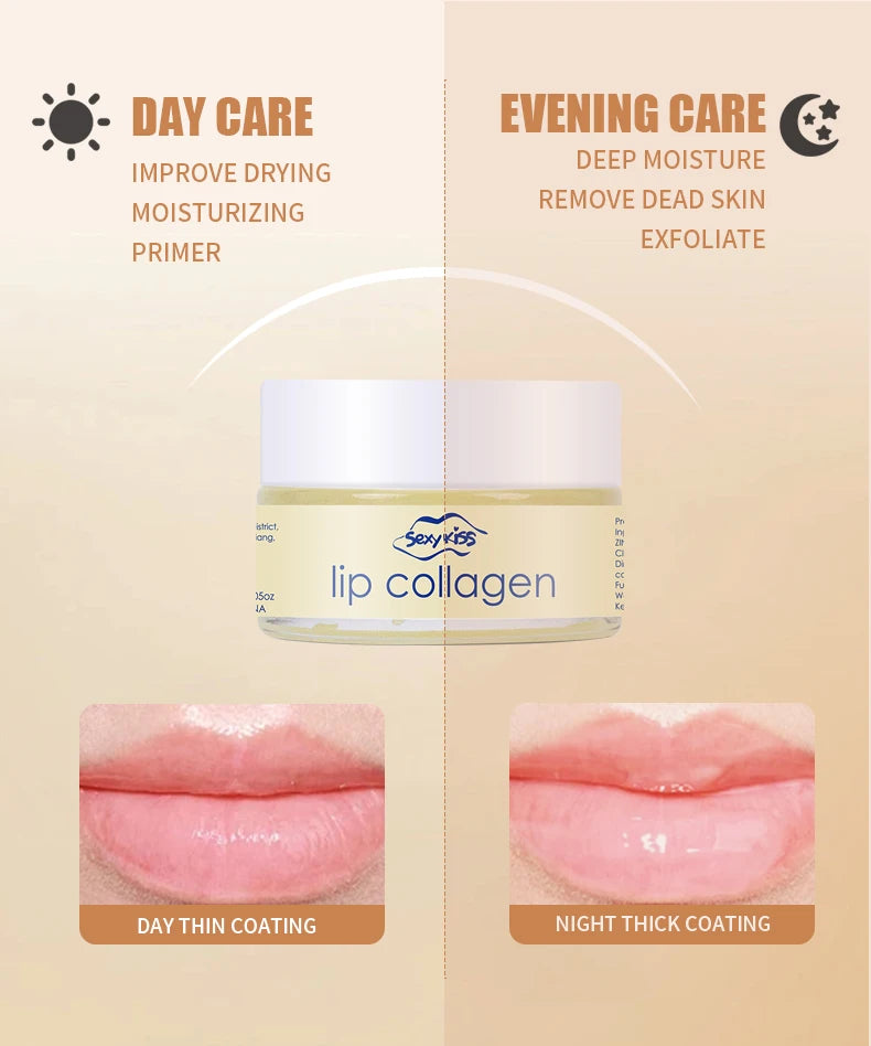 Hyaluronic acid collagen Sleep lip mask.
